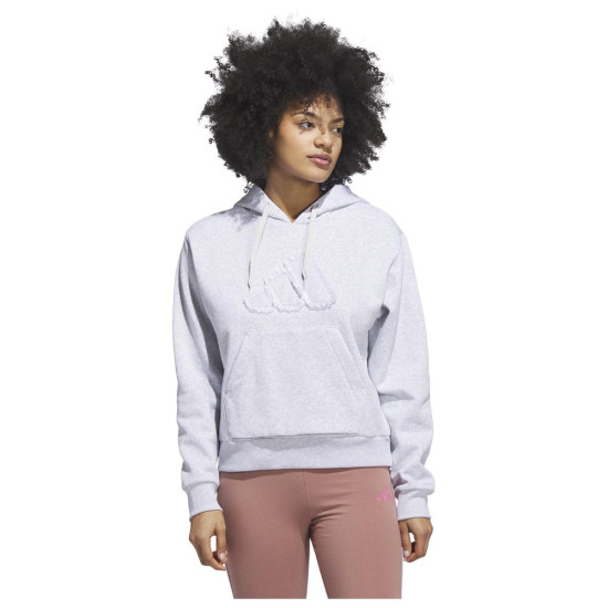 Adidas Γυναικείο φούτερ Seasonal Essentials Ruffled Big Logo Graphic Hoodie